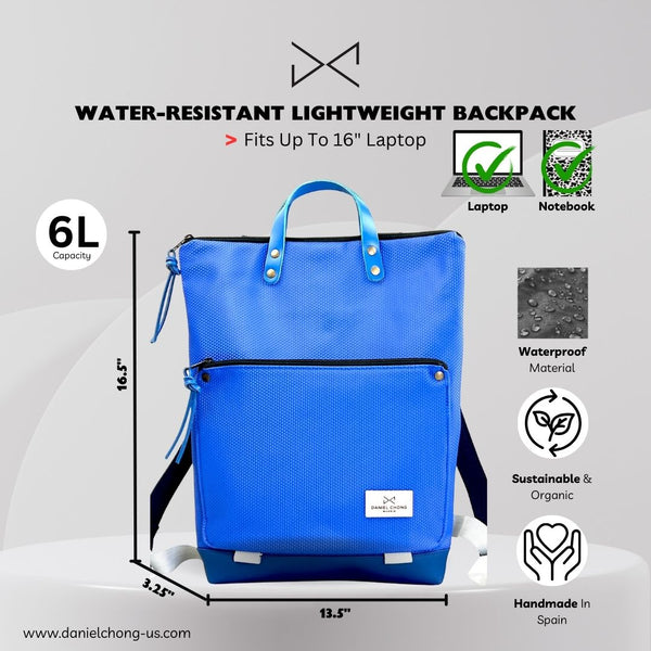 "Sapphire" Book Holder Backpack - Waterproof DZ